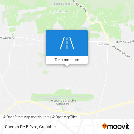 Chemin De Bièvre map