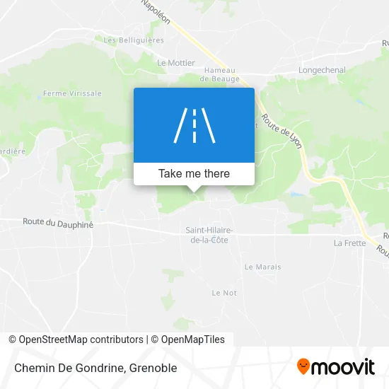 Chemin De Gondrine map