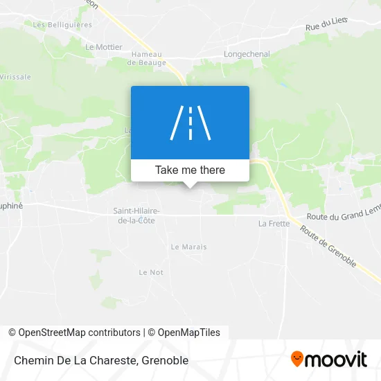 Chemin De La Chareste map