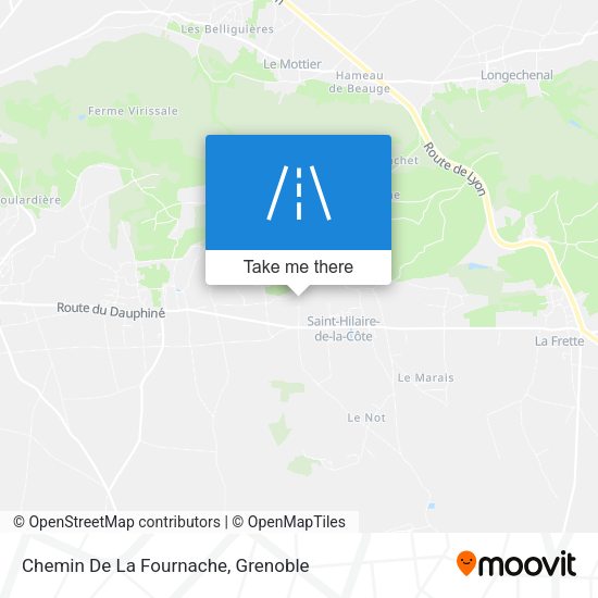 Chemin De La Fournache map