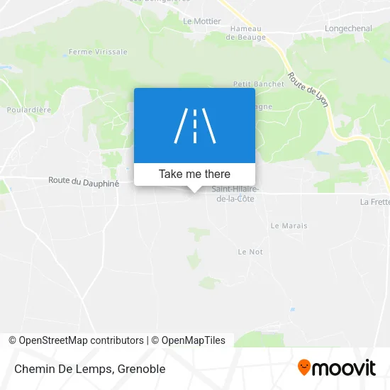 Chemin De Lemps map