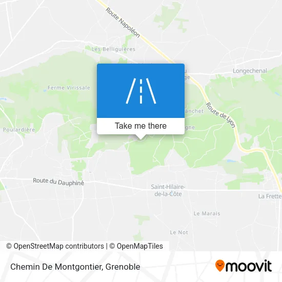 Chemin De Montgontier map