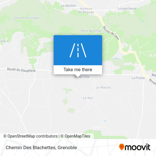 Chemin Des Blachettes map