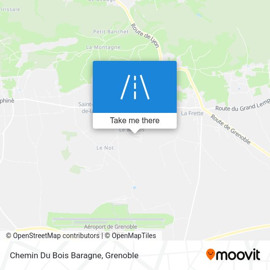Chemin Du Bois Baragne map