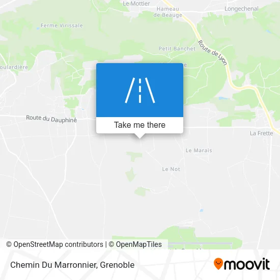 Chemin Du Marronnier map