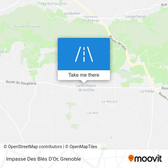 Impasse Des Blés D'Or map