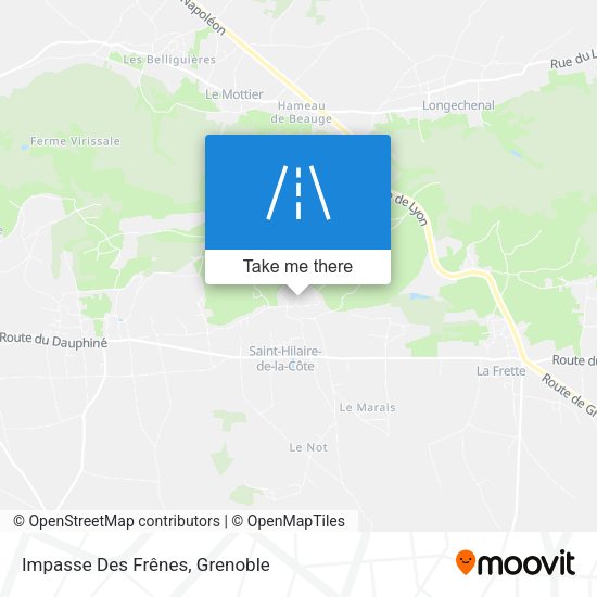 Impasse Des Frênes map