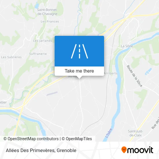 Allées Des Primevères map