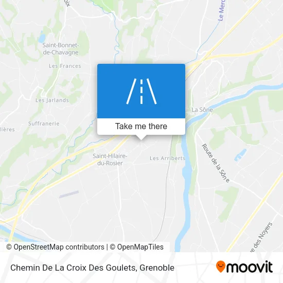 Chemin De La Croix Des Goulets map