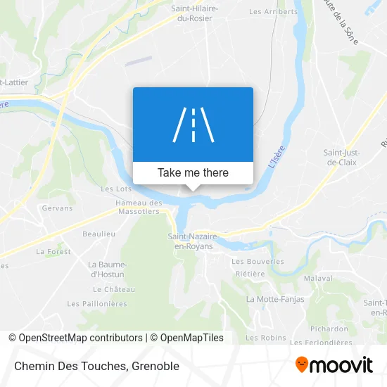 Chemin Des Touches map
