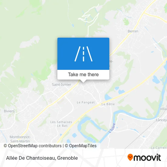 Allée De Chantoiseau map