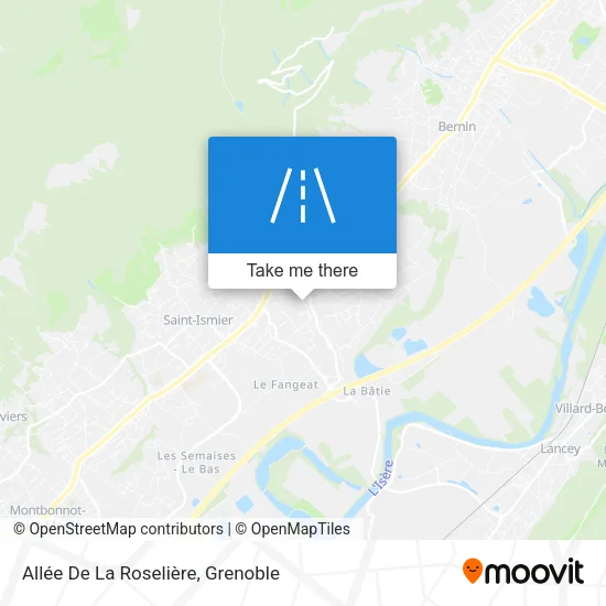 Allée De La Roselière map