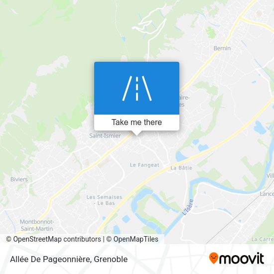 Allée De Pageonnière map