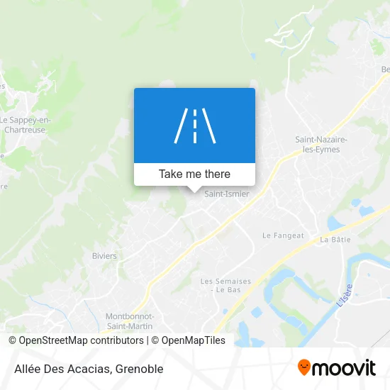 Allée Des Acacias map