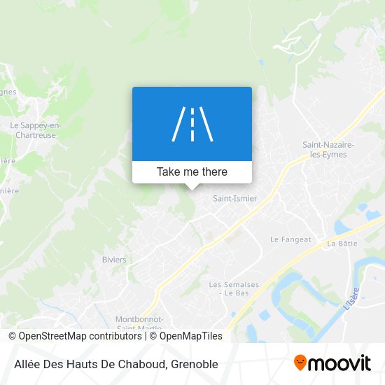 Allée Des Hauts De Chaboud map