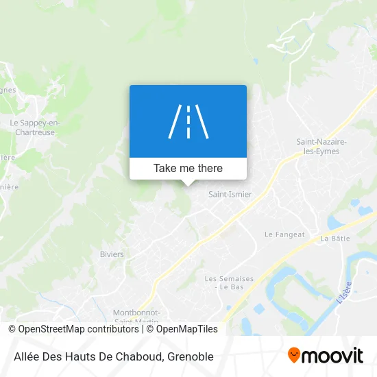 Allée Des Hauts De Chaboud map