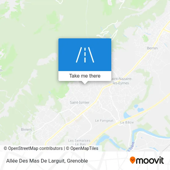 Allée Des Mas De Larguit map