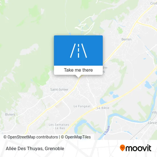 Allée Des Thuyas map