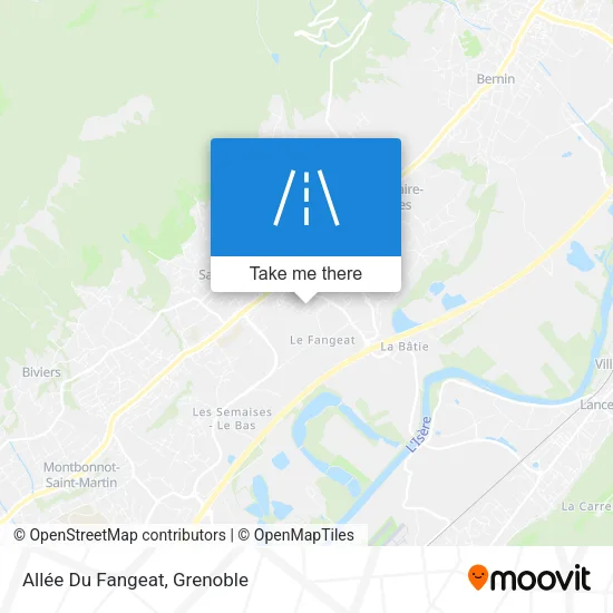 Allée Du Fangeat map