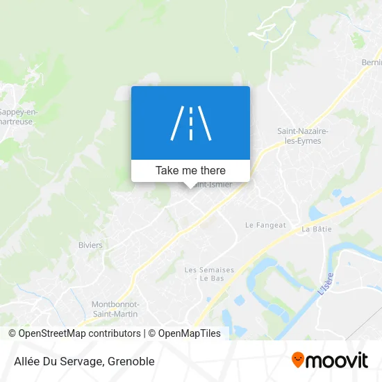 Allée Du Servage map