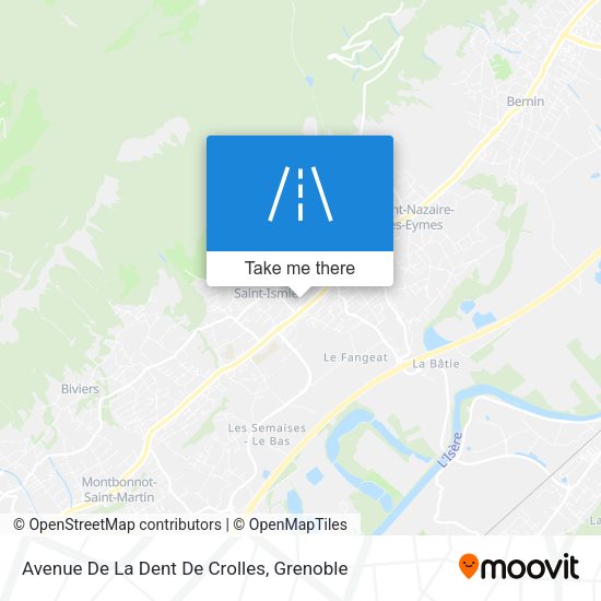 Avenue De La Dent De Crolles map