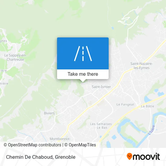 Chemin De Chaboud map