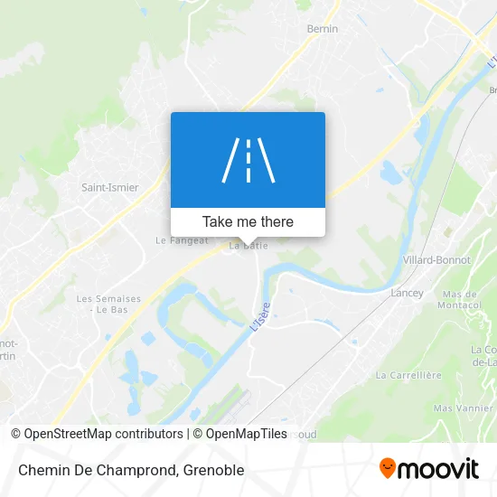 Chemin De Champrond map