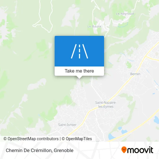 Chemin De Crémillon map