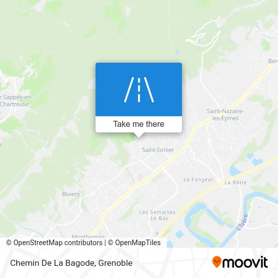 Chemin De La Bagode map
