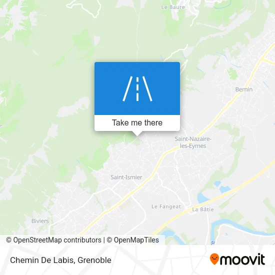 Chemin De Labis map