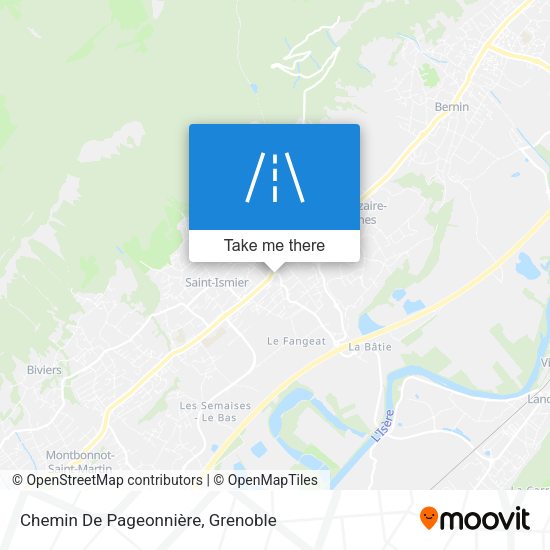 Chemin De Pageonnière map