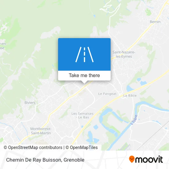 Chemin De Ray Buisson map