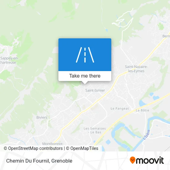 Chemin Du Fournil map