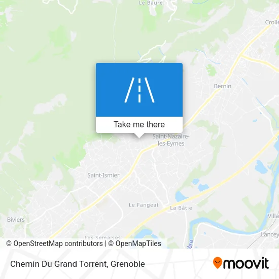 Chemin Du Grand Torrent map