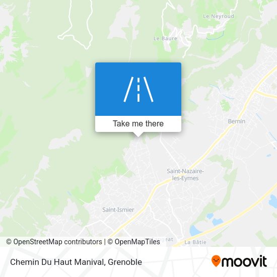 Chemin Du Haut Manival map