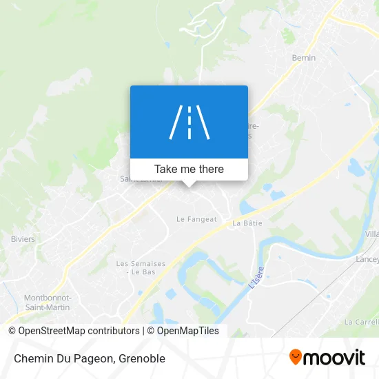 Chemin Du Pageon map