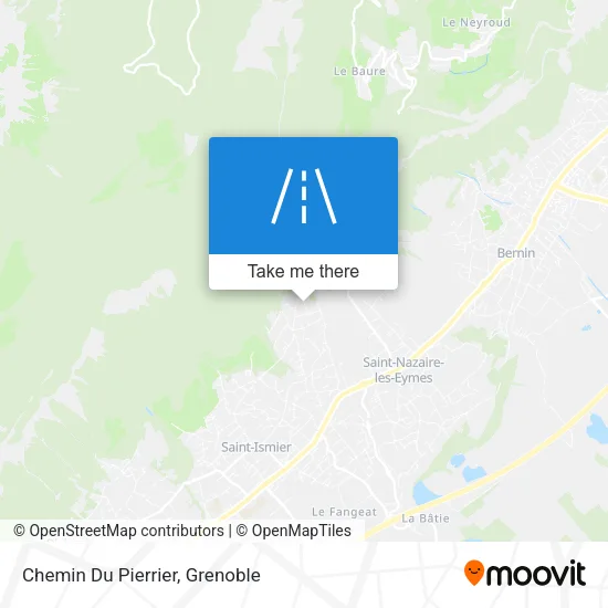 Chemin Du Pierrier map