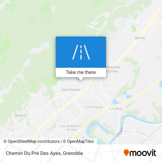 Chemin Du Pré Des Ayes map