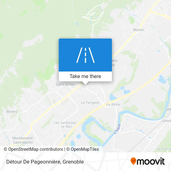 Détour De Pageonnière map