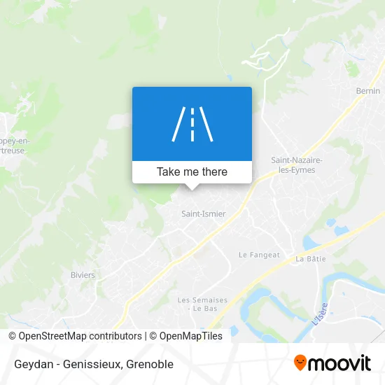 Geydan - Genissieux map