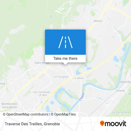 Traverse Des Treilles map
