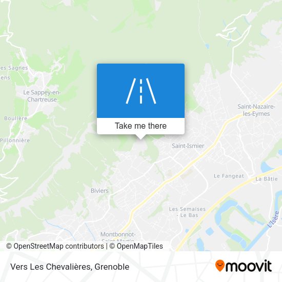 Vers Les Chevalières map