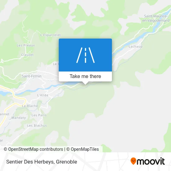 Sentier Des Herbeys map