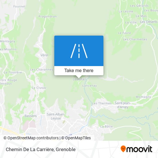 Chemin De La Carrière map