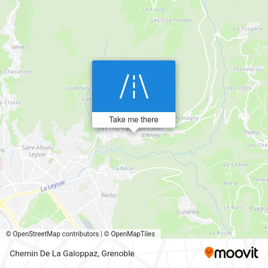 Chemin De La Galoppaz map