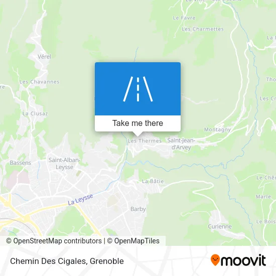 Chemin Des Cigales map