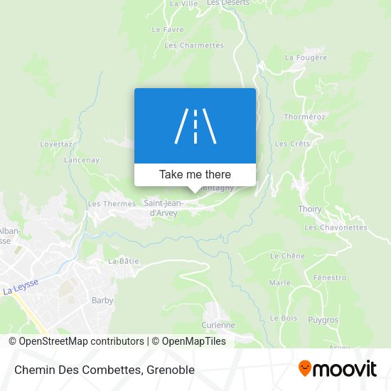 Chemin Des Combettes map