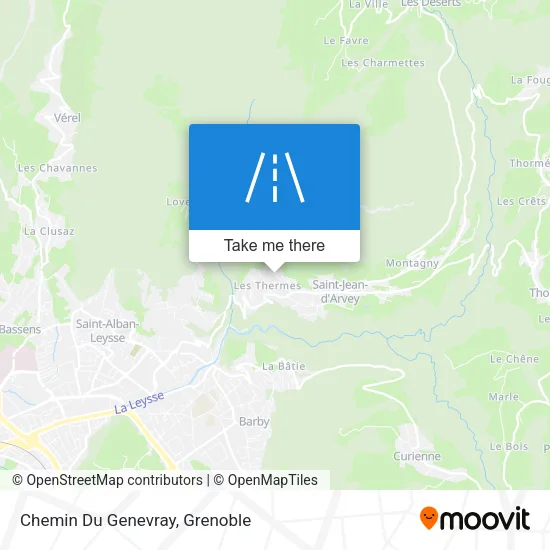 Chemin Du Genevray map