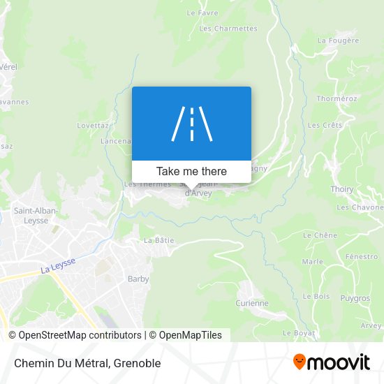 Chemin Du Métral map