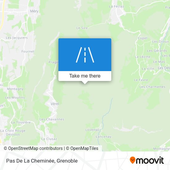 Pas De La Cheminée map